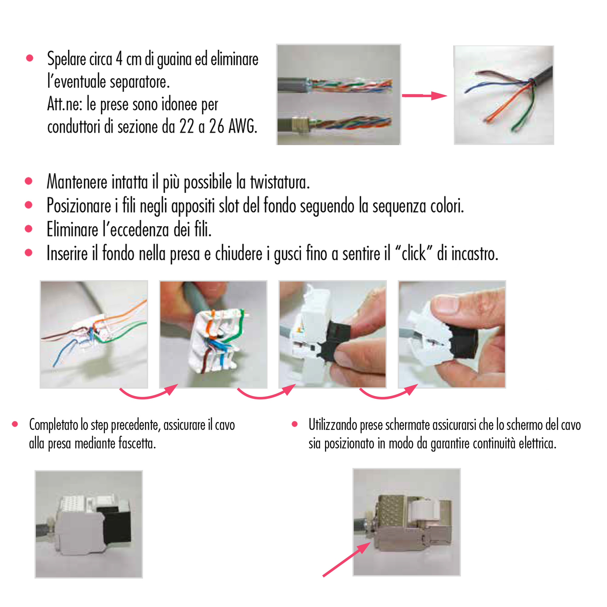PRESA RJ45 CAT.6 UTP 180  TOOLLESS    NE