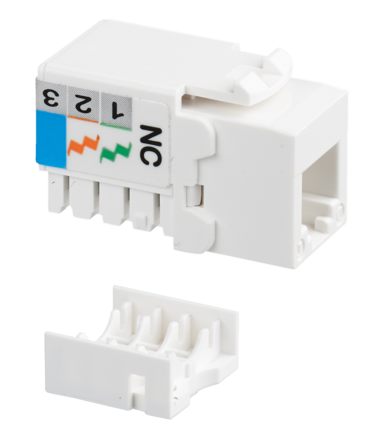 PRESA RJ12 CAT.3 UTP 90               BI