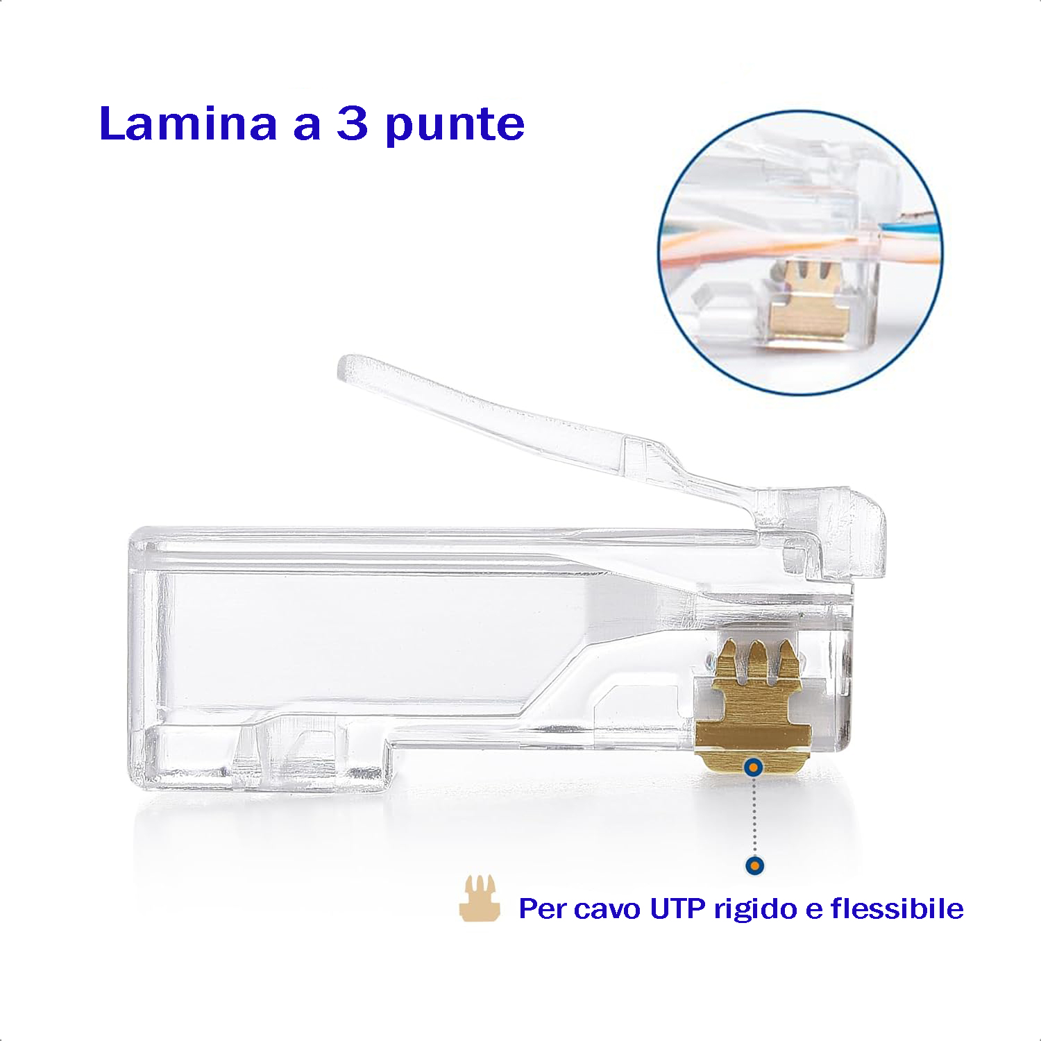 SPINA RJ45 CAT.5E UTP PASSANTE        TR